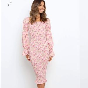 Petal & Pup Leona Dress in Pink Floral